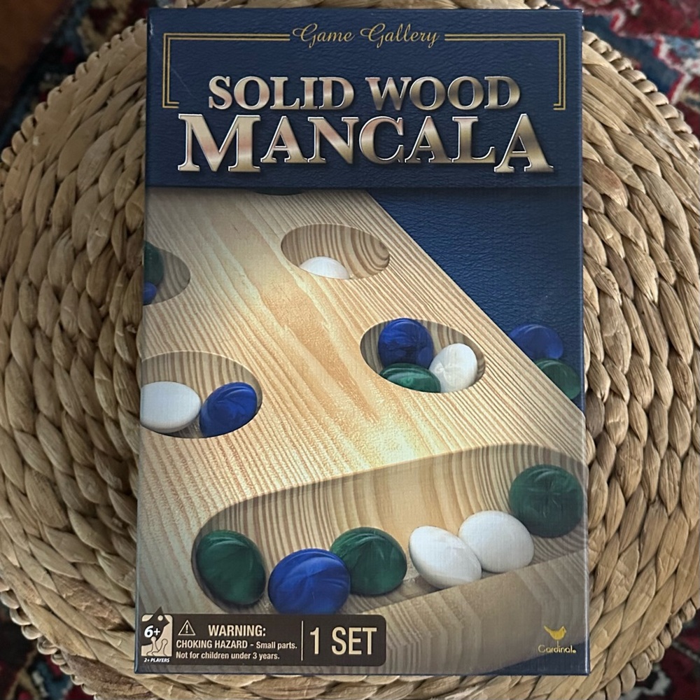 Solid Wood Mancala Game Set